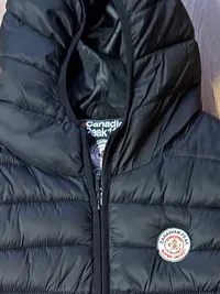Canadian Peak Steppweste Herren Gr. 50 L Schwarz Kapuze Sportlich 7