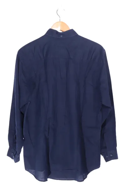 Mavi Herren Business Hemd Gr. 48/M Blau Langarm Baumwolle Elegant