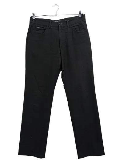 ALBERTO Comfort Fit Stoffhose Herren Gr. 48 W32 Schwarz Business