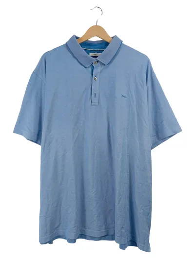 BRAX Herren Poloshirt Kurzarm Blau Gr. 58 4XL Casual Ultralight