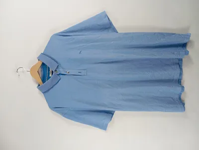 BRAX Herren Poloshirt Kurzarm Blau Gr. 58 4XL Casual Ultralight