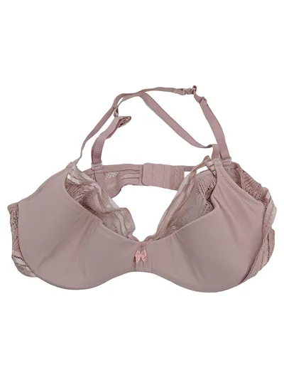 Esprit Damen BH mit Spitze Rosa Gr. 80B Feminin Bügel-BH