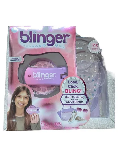 Blinger Haar- und Mode-Applikator Diamond Collection 75 Glitzersteine NEU