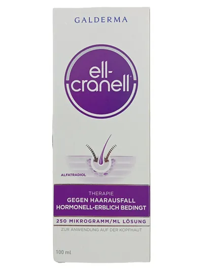 Galderma Ell-Cranell Lösung gegen Haarausfall hormonell-erblich 100ml