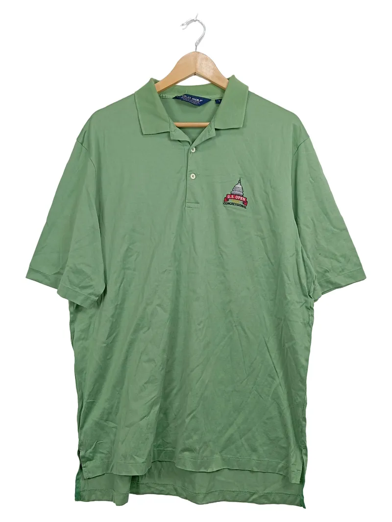 Ralph Lauren Polo Golf Poloshirt U.S. Open Congressional Herren Gr. L Grün 1