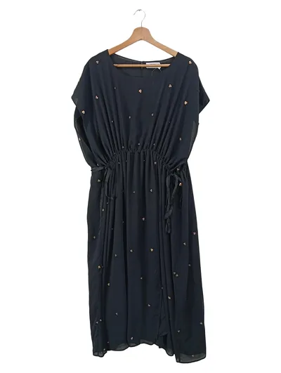 & Other Stories Freizeitkleid Damen Gr. 36/S Schwarz Elegant Maxikleid