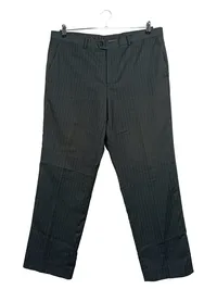 Emporio Fashion Herren Anzughose Nadelstreifen Wolle Gr. 56 Grau 1