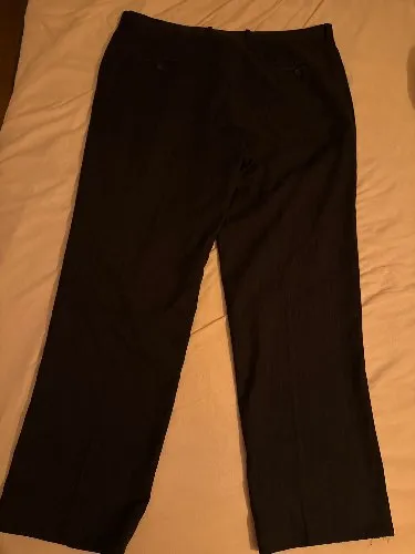 Emporio Fashion Herren Anzughose Nadelstreifen Wolle Gr. 56 Grau