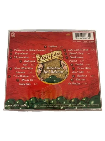 Die Doofen – Melodien für Melonen CD Album BMG Wigald Boning Olli Dittrich