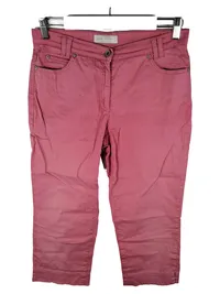 BRAX Damen Capri Hose City Sport Rosa Gr. 38 Stoffhose Baumwolle 1