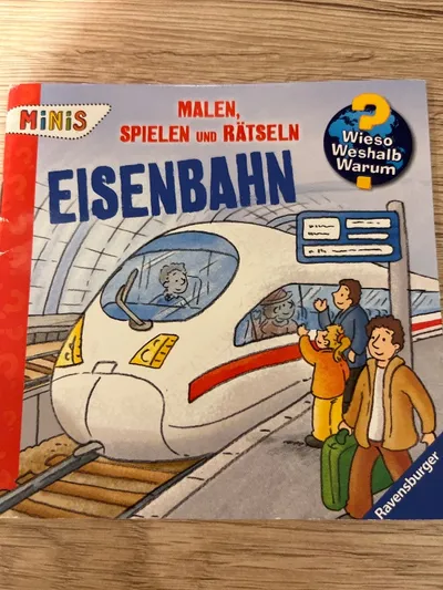 Ravensburger Wieso Weshalb Warum Eisenbahn Malen Spielen Rätseln Activity Buch