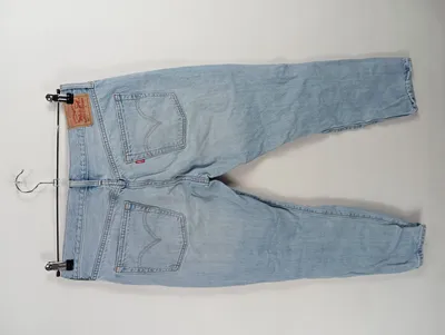 Levi Strauss & Co. 501 T Destroyed Jeans Damen W 30 Blau Casual