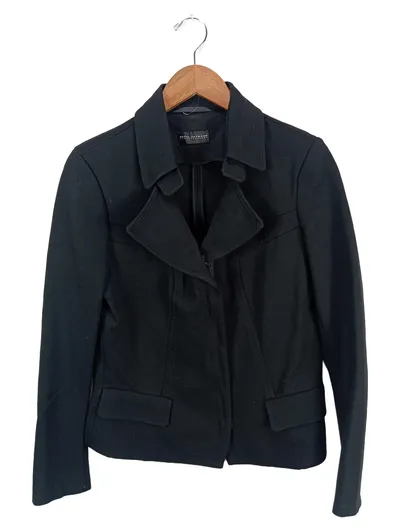 Beate Heymann Damen Blazer Gr. 40/L Schwarz Business Elegant