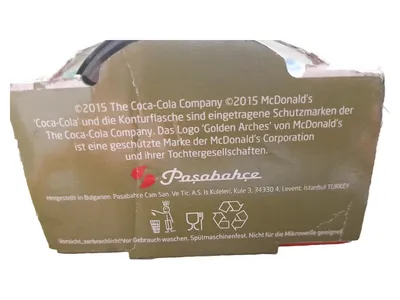 McDonald's Coca-Cola Limited Edition Glas 2015 Grün 350ml Sammlerstück
