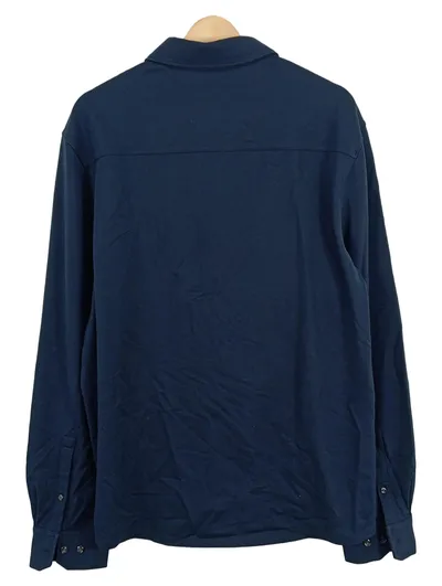 Bogner Herren Freizeithemd Langarm Button-Down Blau Gr. 54 XXL Casual