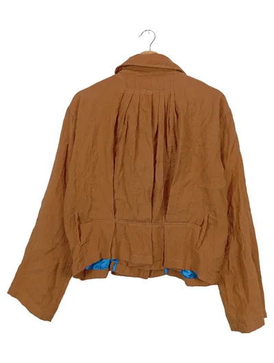 WALTER BAKER Damen Felljacke Einheitsgröße Braun Vintage
