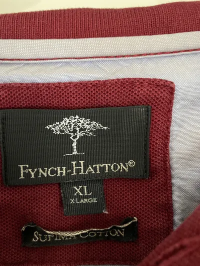 Fynch-Hatton Herren Poloshirt Rot Gr. 52/XL Casual