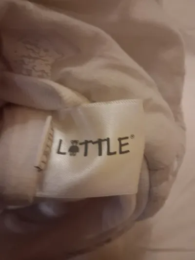 LITTLE ONE Baby Schlafsack Gr. 56 Sterne Beige 46cm Länge