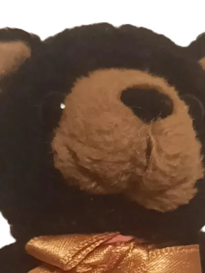 BULLYLAND Teddybär Baby Kuscheltier Uni Schwarz 9 cm