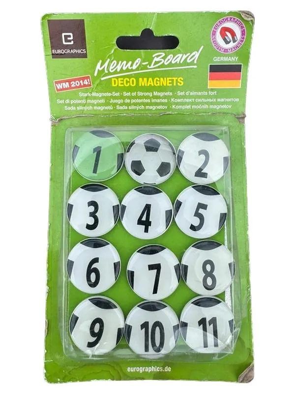 EuroGraphics Memo-Board Deco Magnets WM 2014 Deutschland Fußball Fanartikel 1