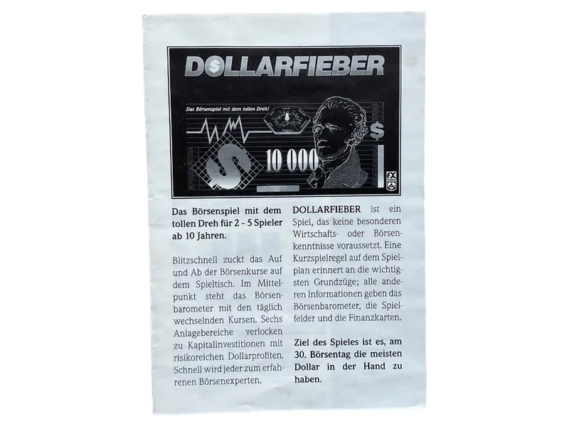 FX Schmid Dollarfieber Brettspiel Börsenspiel Wirtschaft Geld Spiel ab 10 Jahre 5