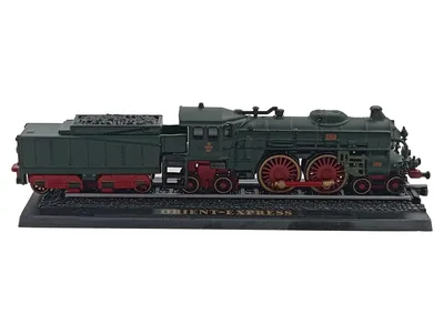 Editions Atlas Modelleisenbahn Lokomotive Orient-Express Grün Standmodell