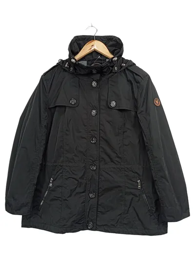 FUCHS SCHMITT Leichte Jacke Damen 40/L Schwarz Kapuze Freizeit