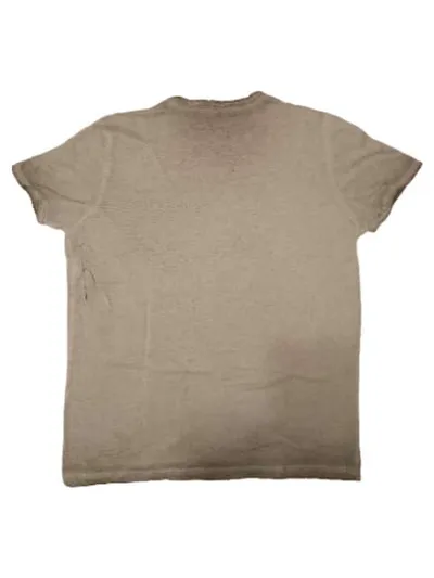 Tom Tailor Herren T-Shirt Gr. L Grün Gestreift Brusttasche Baumwolle