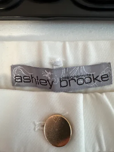 Ashley Brooke Damen Anzughose Weiß Gr. 40 Business Klassisch