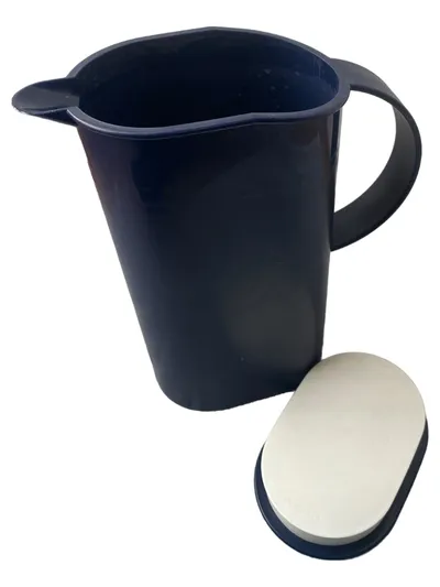 Tupperware Krug 1,5L Blau Kunststoff Praktisch Alltag Uni