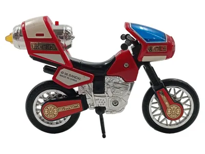 Bandai Modellfahrzeug Motorrad Rot 18cm Vintage 1996