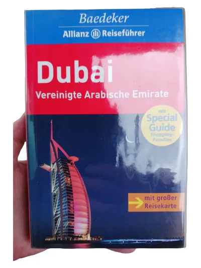 Baedeker Reiseführer Dubai Vereinigte Arabische Emirate VAE Shopping Karte