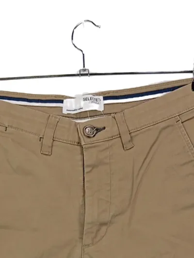 SELECTED HOMME Herren Chino Stoffhose Beige Gr. M W32 Baumwolle