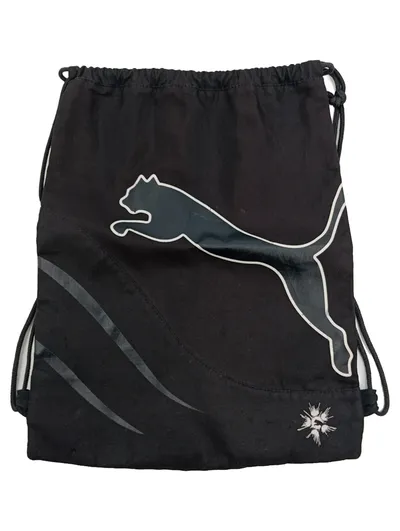 Puma Turnbeutel Sporttasche Schwarz Polyester 33x43cm