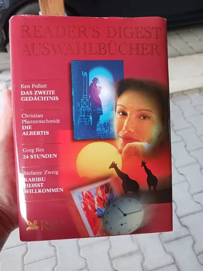 Reader's Digest Auswahlbücher 4 Romane Krimi Thriller Follett Iles Zweig