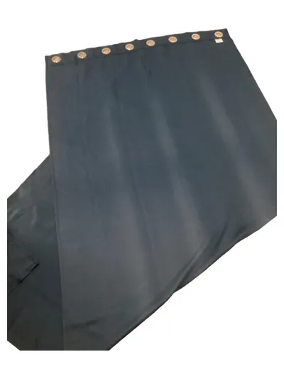IKEA Ösenvorhang Verdunkelung Blau 140x280 cm Polyester Uni Modern