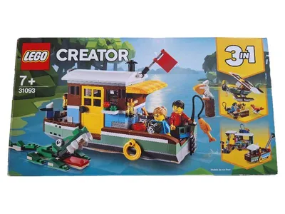 LEGO Creator 3in1 31093 Hausboot Boot Krokodil Bauset Komplett