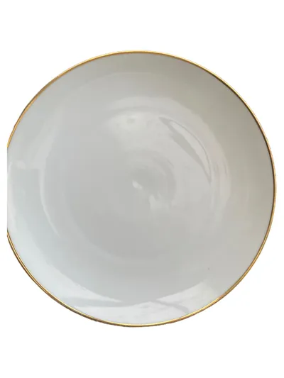 Bavaria Platzteller Porzellan Klassisch Weiß Uni 20 cm