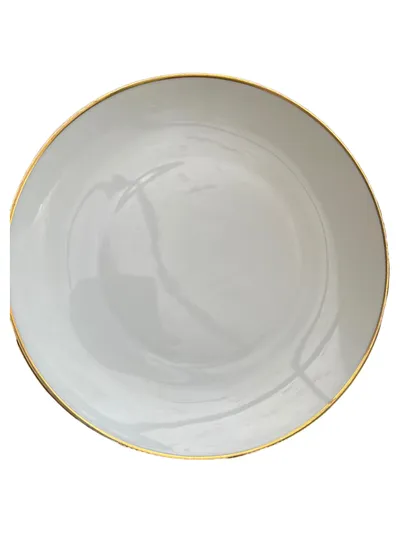 Bavaria Platzteller Oval 20cm Porzellan Klassisch Weiß Festlich