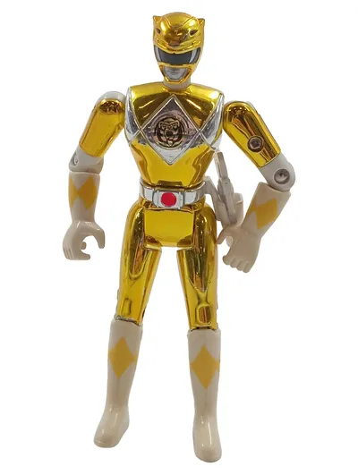Bandai Gold Ranger Actionfigur Power Rangers Retro Gold 14cm