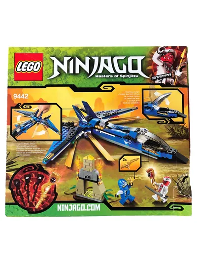 LEGO Ninjago Masters of Spinjitzu 9442 Jay's Storm Fighter Bauset Kinder Blau