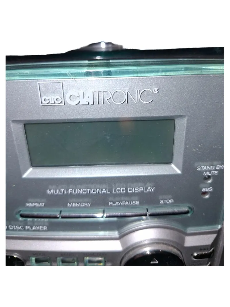 Clatronic MC 1013 CD Kompaktanlage Stereoanlage Kassette CD Radio Silber 3