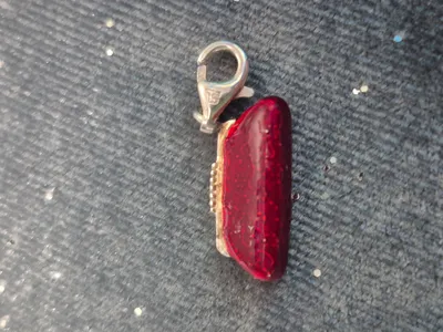 Thomas Sabo Charm Anhänger Handtasche Rot Sterlingsilber Emaille Damen