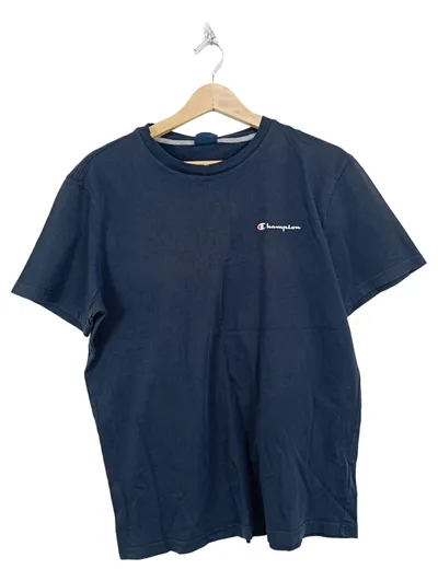 Champion Herren T-Shirt Casual Blau Gr. 48/M