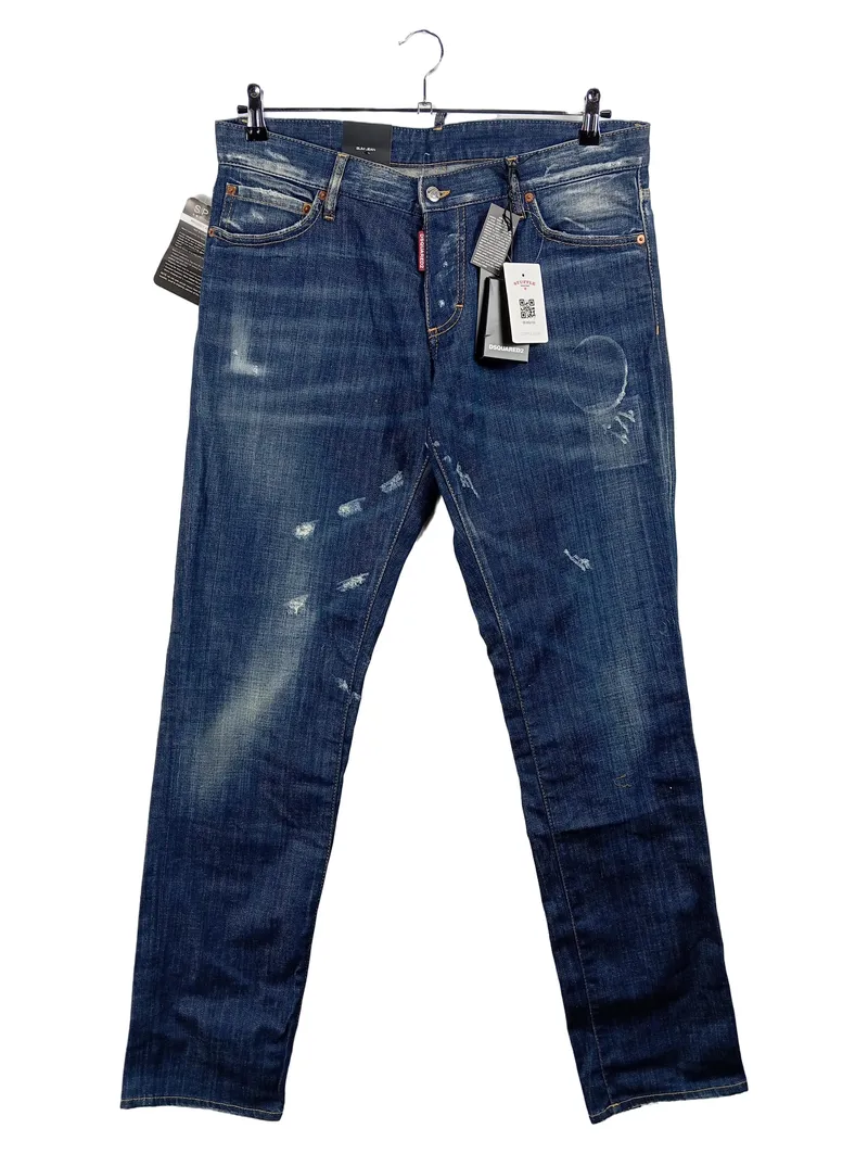 Dsquared2 Cowboy Herren Jeans Slim Fit Blau Gr. 54 W38 XXL Neu 1
