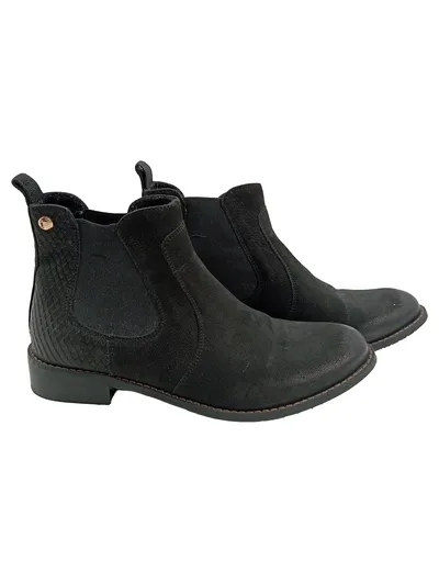 Lasocki Chelsea Boots Stiefelette Damen Leder Schwarz Gr. 37 Freizeit