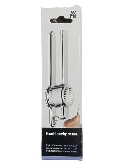 WMF Knoblauchpresse Metall Silber Küchenhelfer