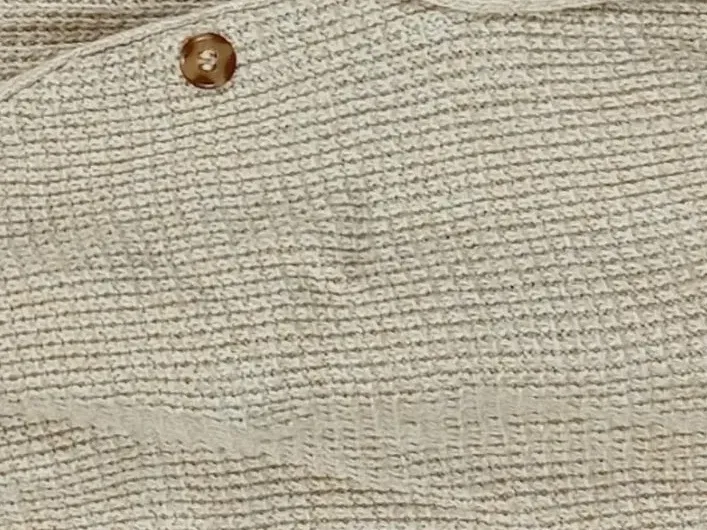 Eddie Bauer Damen Pullunder Strickweste Beige Gr. 42/XL Casual Baumwolle 4