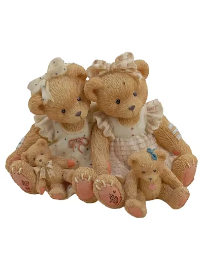Enesco Cherished Teddies Allison & Alexandria Bären Figur 127981 1995