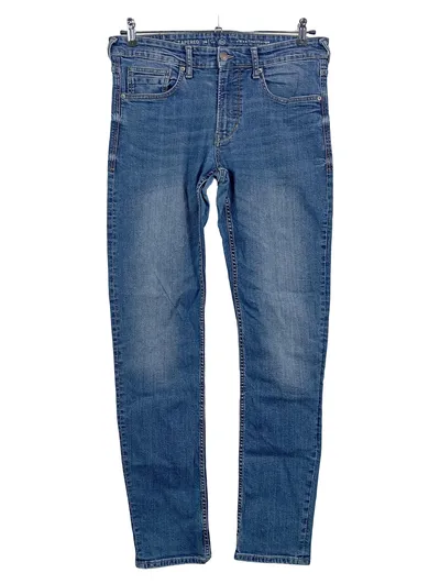 The Denim Club Herren Jeans Tapered Fit Blau W34/L34 Denim